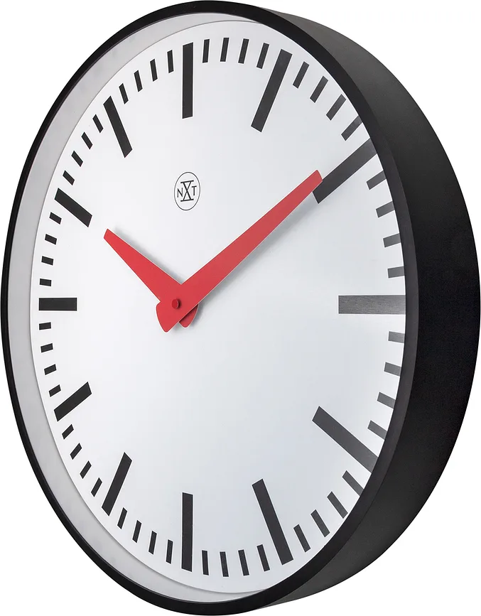 Настенные часы nextime newcastle, пластик, белые · арт. fabr 7360ST