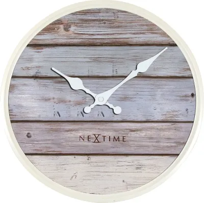 Настенные часы nextime plank, дерево · арт. fabr 3134wi