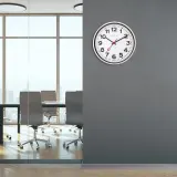 Настенные часы nextime station, алюминий, белые · арт. fabr 3999ar — фото 6
