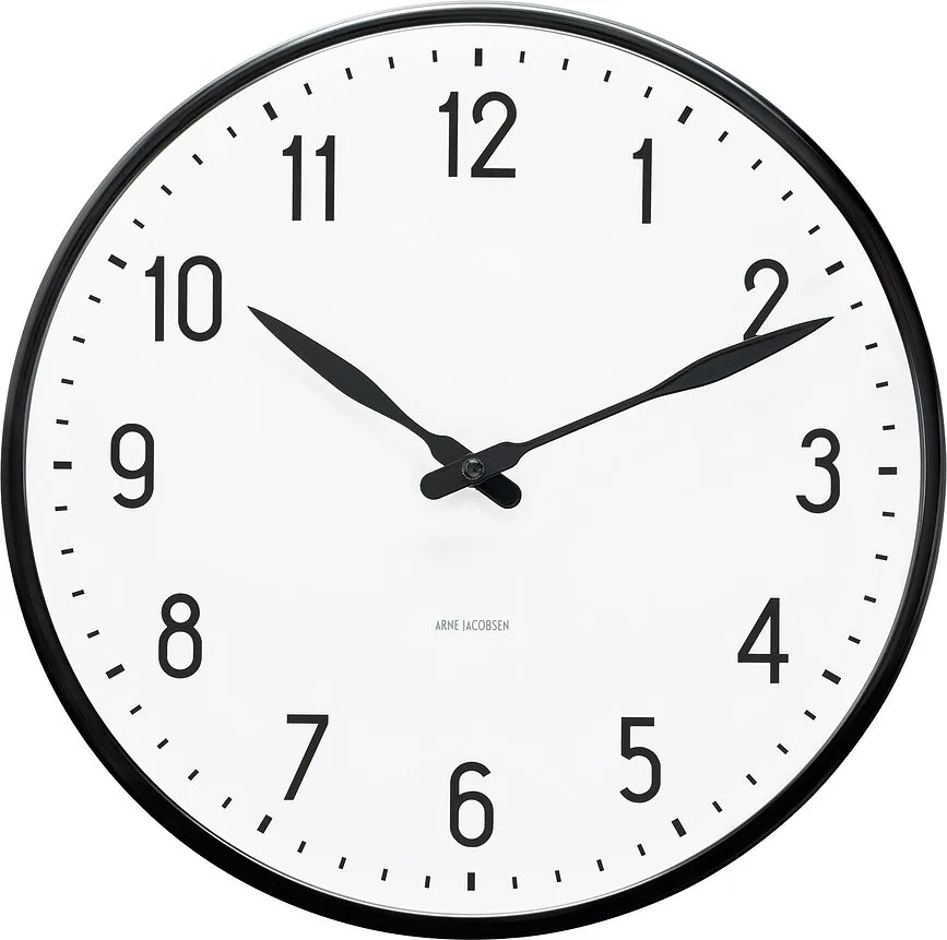Настенные часы Rosendahl Station Arne Jacobsen, алюминий, 29 см