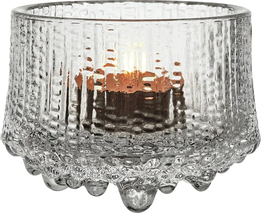 Подсвечник Iittala Ultima Thule, стекло, 6,5 6,5 см, прозрачный