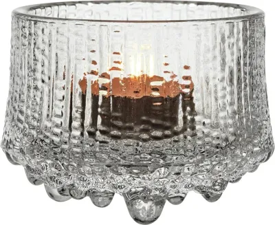 Подсвечник Iittala Ultima Thule, стекло, 6,5 6,5 см, прозрачный