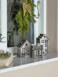 Набор подсвечников Bloomingville Kalia, 3 предмета, керамика, 15 7,5 см, коричневый — фото 2
