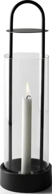 Подсвечник Design House Stockholm Lotus, алюминий, 12 см, чёрный
