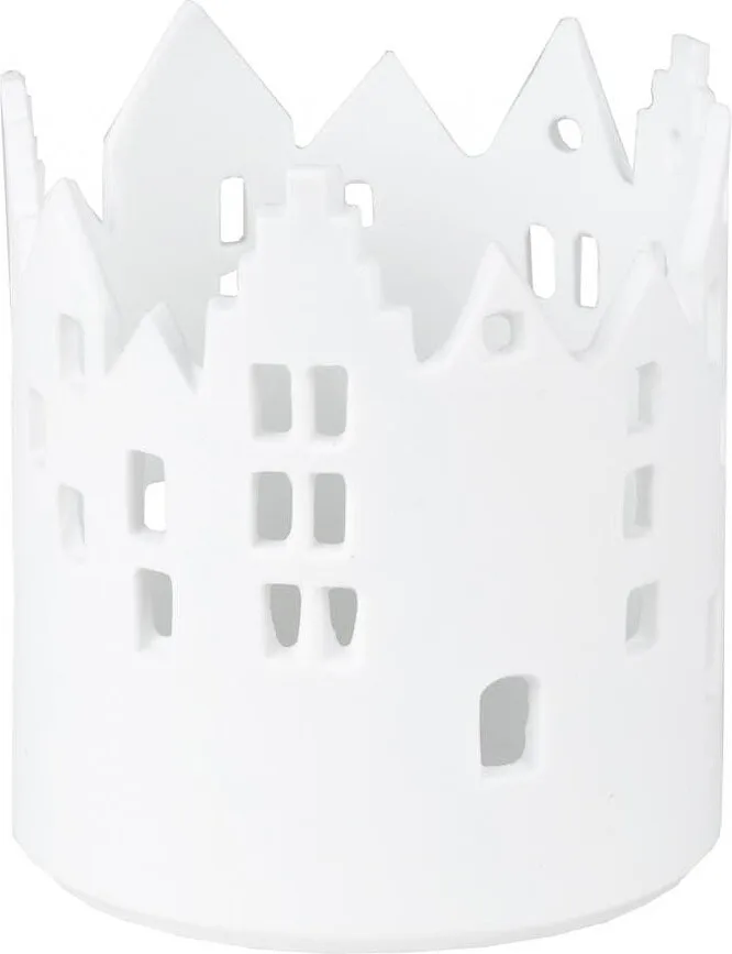 Подсвечник Raeder City Light, фарфор, 9 8 см, белый