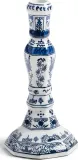 Подсвечник K Amsterdam Delftware, фарфор, 23 см, синий — фото 1