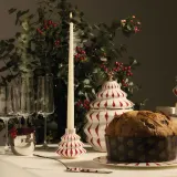 Подсвечник Alessi Delight, фарфор, 9 10 см, белый — фото 3