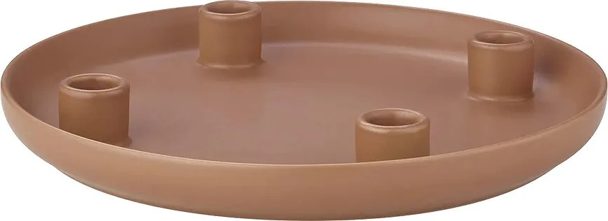 Подсвечник Blomus 4 klasyczne swiece Vela, керамика, 3 см, коричневый