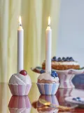 Набор подсвечников Bloomingville Chip, 2 предмета, керамика, 9,5 9 см, разноцветный — фото 5