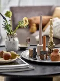 Набор подсвечников Bloomingville Gusta, 2 предмета, керамика, 5 5 см, коричневый — фото 3