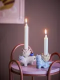 Набор подсвечников Bloomingville Missy, 2 предмета, керамика, 10 6,5 см, разноцветный — фото 3