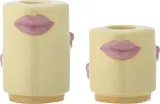 Набор подсвечников Bloomingville Sassy, 2 предмета, керамика, 7 5 см, жёлтый — фото 2