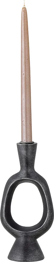 Подсвечник Bloomingville Bijan, пластик, 23,5 7,5 см, чёрный