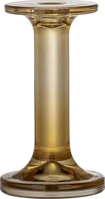 Подсвечник Bloomingville Jamey, стекло, 16 9 см, коричневый