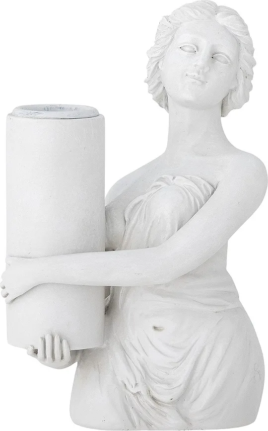 Подсвечник Bloomingville Medea, пластик, 14,5 7 см, белый