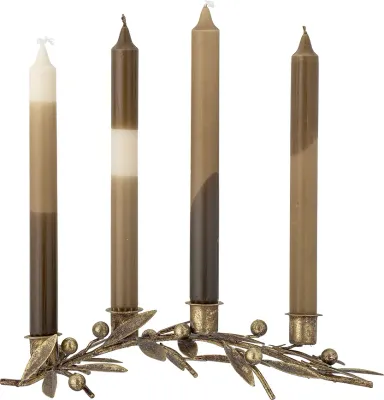 Подсвечник Bloomingville Mirabel, металл, 7,5 16,5 см, золотистый