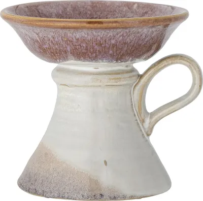 Подсвечник Bloomingville Soreyah, керамика, 14 15,5 см, розовый