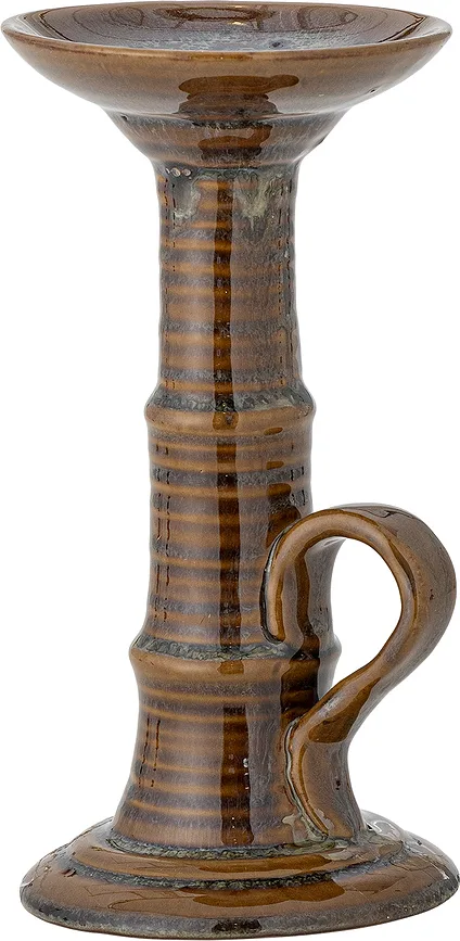 Подсвечник bloomingville rigby, керамика, 18 , коричневый · арт. fabr 82072476