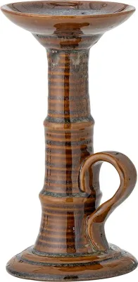 Подсвечник bloomingville rigby, керамика, 18 , коричневый · арт. fabr 82072475