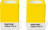 Набор подсвечников Copenhagen Design Pantone, 2 предмета, керамика, 7,8 5,5 см, жёлтый — фото 1
