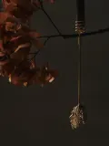 Набор подсвечников Ferm Living Oak Leaf, 4 предмета, латунь, 16 3,5 см, золотистый — фото 3