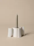 Подсвечник Ferm Living Dedali, керамика, 10,5 7 см, белый — фото 4