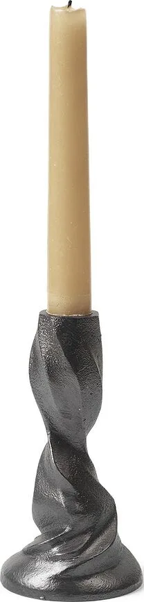 Подсвечник Ferm Living Gale, алюминий, 13,2 7,1 см, чёрный