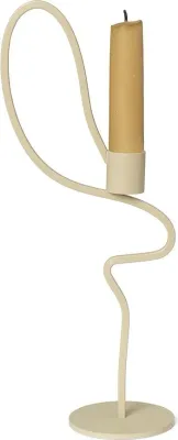 Подсвечник Ferm Living Valse, металл, 28 11,7 см, бежевый