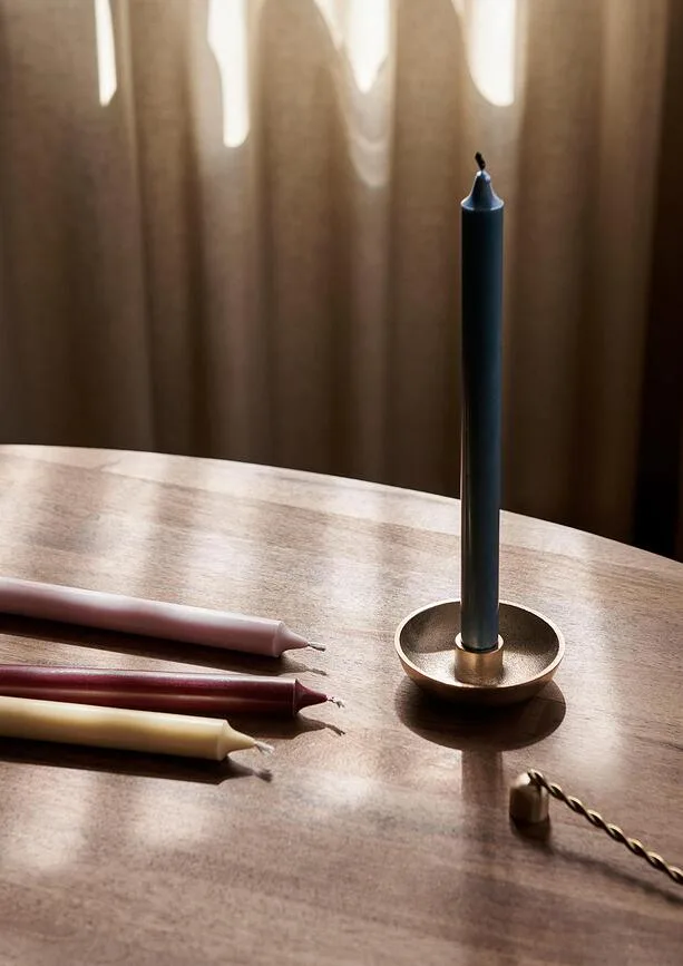 Подсвечник Ferm Living, латунь, 2,7 10 см, золотистый