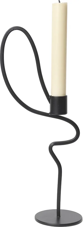 Подсвечник ferm living valse, металл, 28 , чёрный · арт. fabr 1104268152
