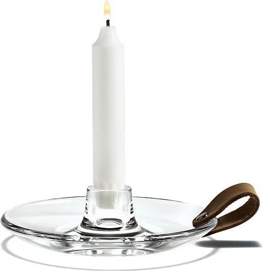 Подсвечник Holmegaard Design with Light Chamber, стекло, 15,5 15,5 см, прозрачный