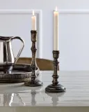Набор подсвечников House Doctor Rise, 2 предмета, дерево, 20 10 см, чёрный — фото 2