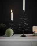 Набор подсвечников House Doctor Tree, 2 предмета, металл, 16 11,2 см, чёрный — фото 3
