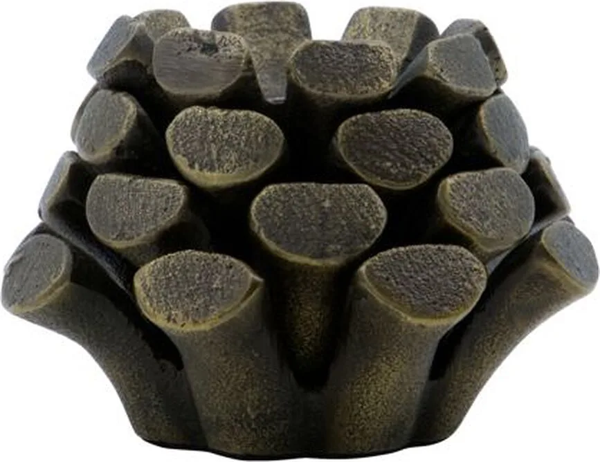 Подсвечник House Doctor Pine Cone, алюминий, 6,5 9 см, золотистый