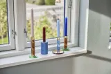 Набор подсвечников Hubsch Crayon, 4 предмета, дерево, 6 6 см, разноцветный — фото 3