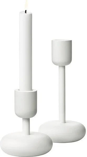 Набор подсвечников Iittala Nappula, 2 предмета, нержавеющая сталь, 10 7 см