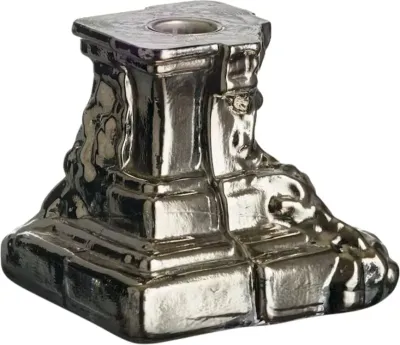 Подсвечник kosta boda rocky baroque, хрусталь, серебристый · арт. fabr 7062321