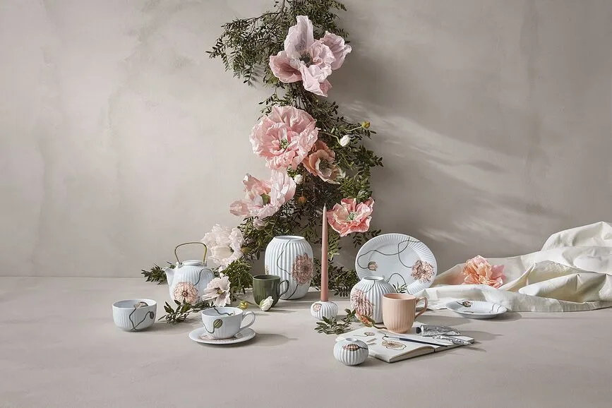 Подсвечник K hler Hammershoi Poppy, фарфор, 7 см