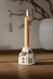 Подсвечник Kahler Hammershoi Christmas, керамика, 7,5 7,5 см, разноцветный — фото 2