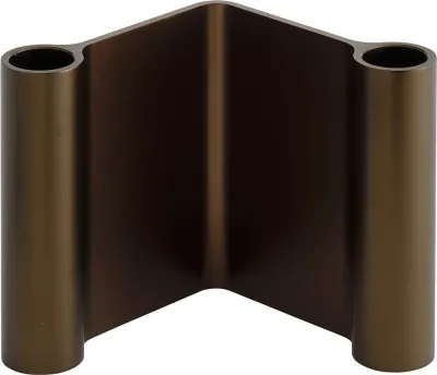 Подсвечник muuto pair, алюминий, 11 , коричневый · арт. fabr PAICAH11A02