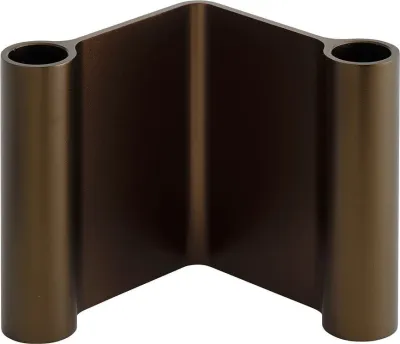Подсвечник muuto pair, алюминий, 11 , коричневый · арт. fabr PAICAH18A04