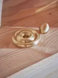 Подсвечник OYOY Savi, латунь, 3 см, золотистый — фото 2
