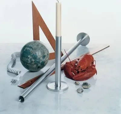Подсвечник Officina Alessi PZ02, алюминий, 23 см