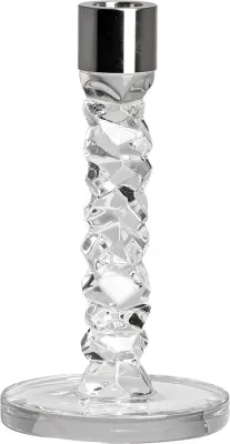 Подсвечник orrefors carat, хрусталь, серебристый · арт. fabr 6590164