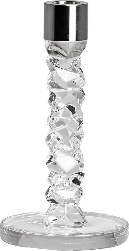 Подсвечник orrefors carat, хрусталь, серебристый · арт. fabr 6590165