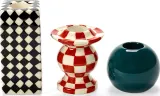 Набор подсвечников Serax Les Objets Mouleversants, 3 предмета, керамика, 10 7 см, разноцветный — фото 4