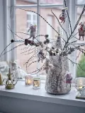 Набор подсвечников Bloomingville Miya, 2 предмета, стекло, 7,5 7,5 см, оранжевый — фото 1