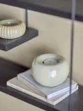 Подсвечник Bloomingville Agate, керамика, 7,5 см, жёлтый — фото 4