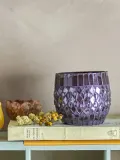Подсвечник Bloomingville Evaline, стекло, 8 8,5 см, коричневый — фото 2