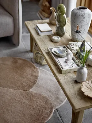 Подсвечник Bloomingville Topeka, керамика, 4 9 см, жёлтый